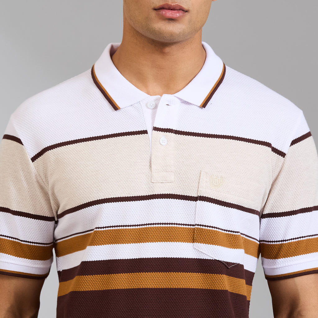 Duke Men Half Sleeve Cotton Regular Casual T-shirt (LF7998)