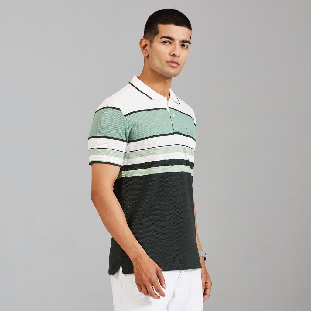Duke Men Half Sleeve Cotton Regular Casual T-shirt (LF7998)