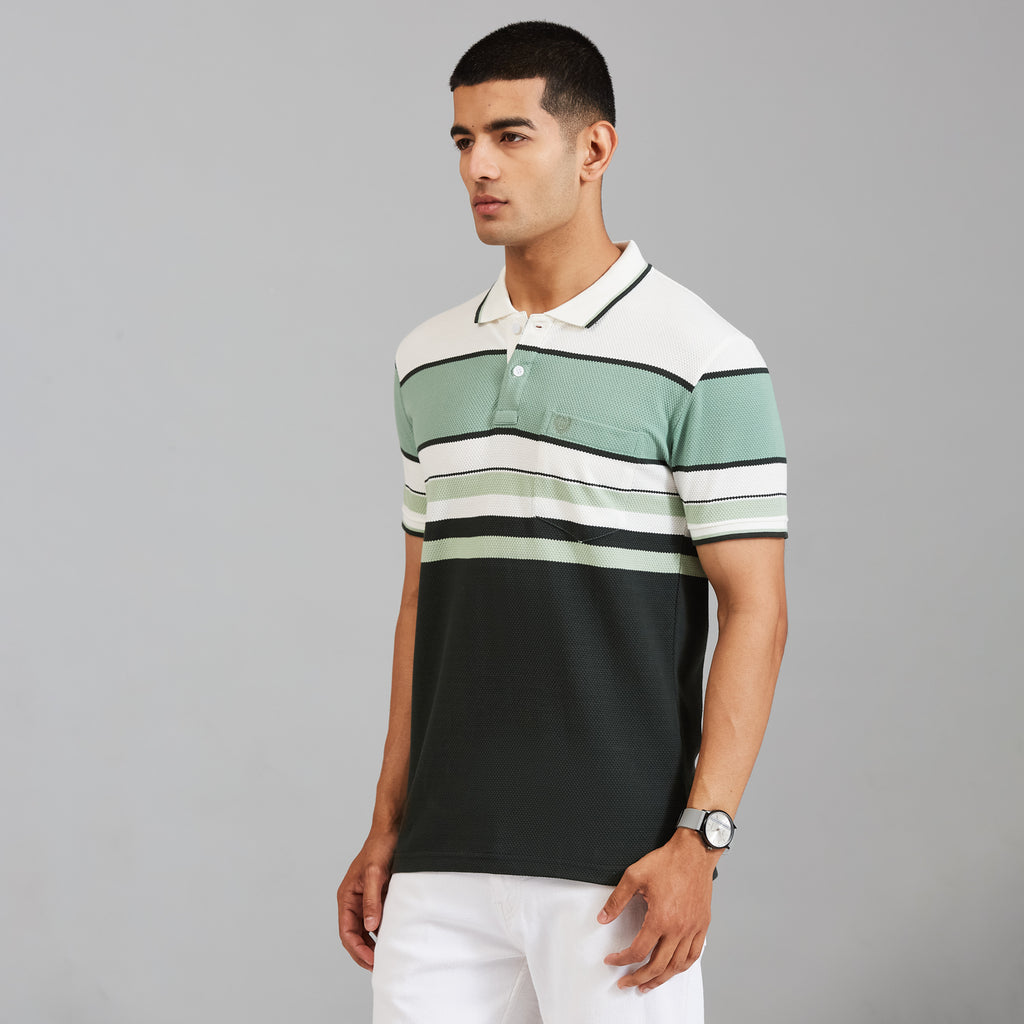 Duke Men Half Sleeve Cotton Regular Casual T-shirt (LF7998)
