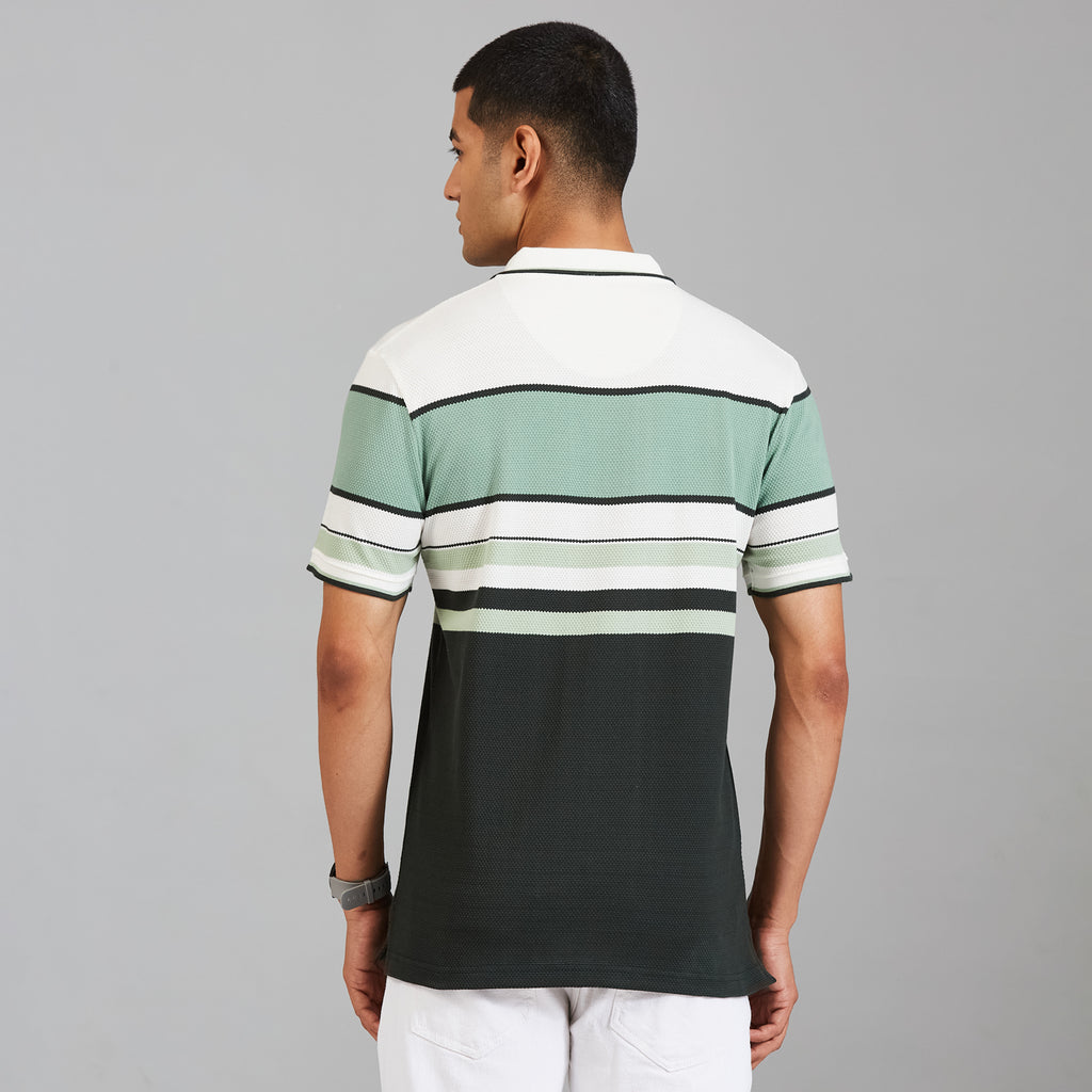 Duke Men Half Sleeve Cotton Regular Casual T-shirt (LF7998)