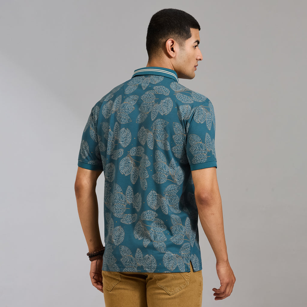 Duke Men Half Sleeve Cotton Regular Casual T-shirt (LF8115)
