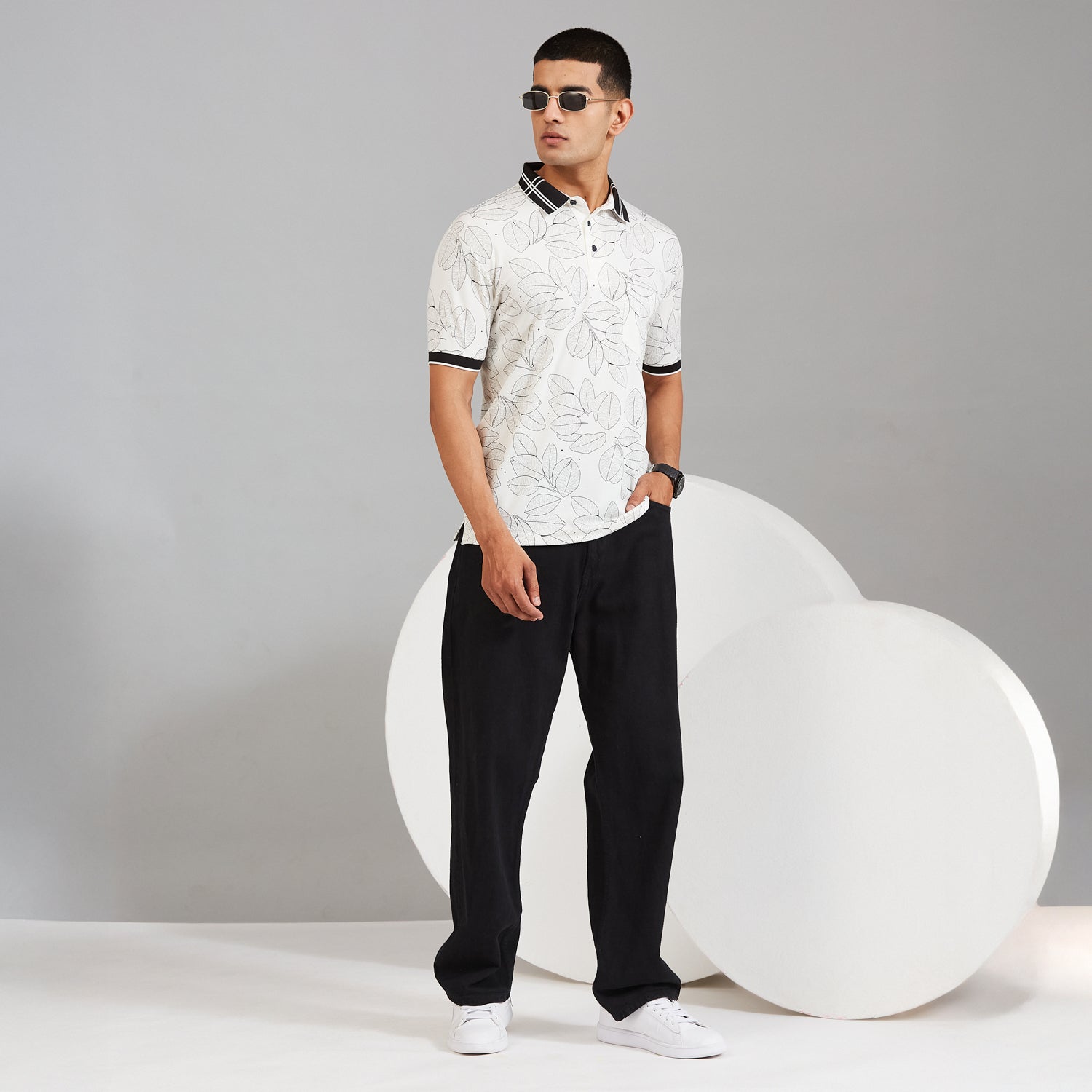 Duke Men Half Sleeve Cotton Regular Casual T-shirt (LF8115)