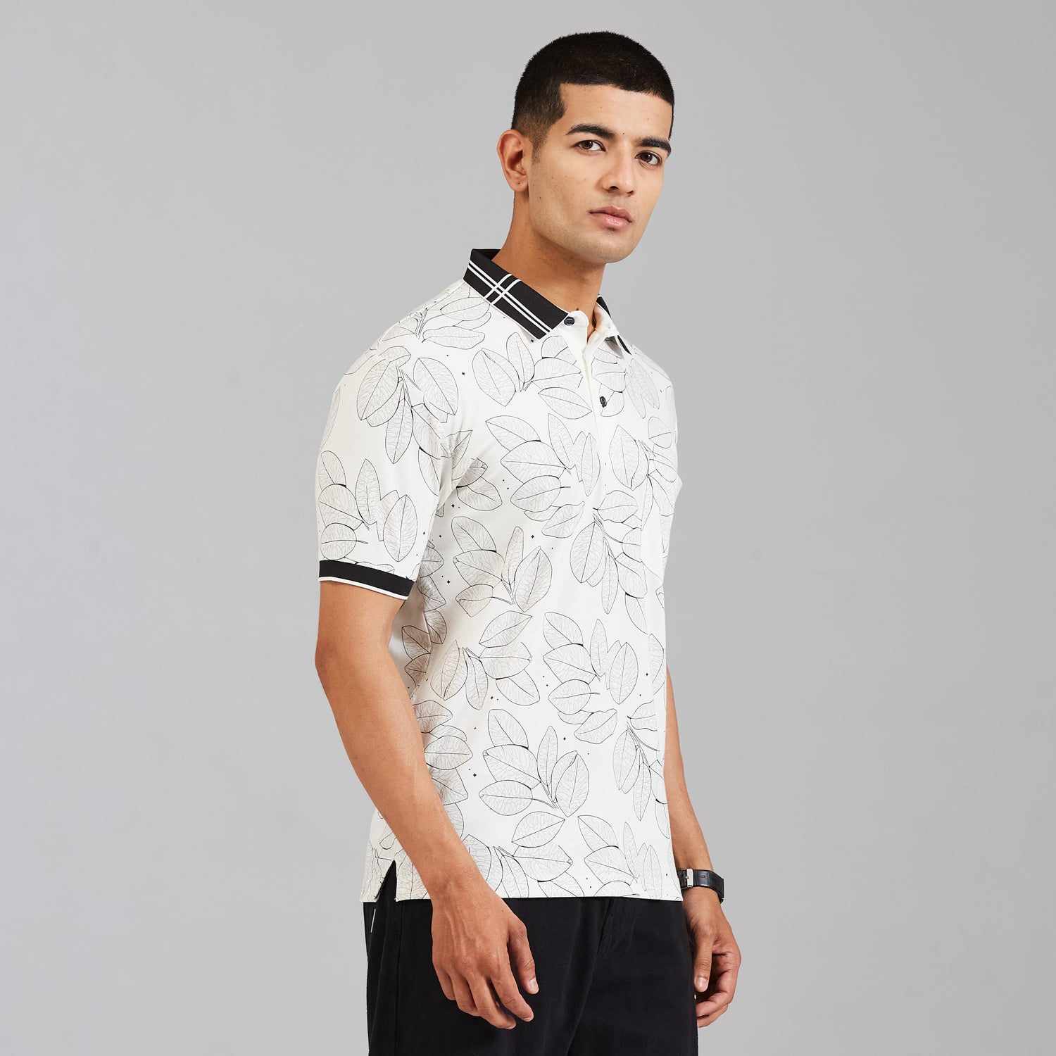 Duke Men Half Sleeve Cotton Regular Casual T-shirt (LF8115)