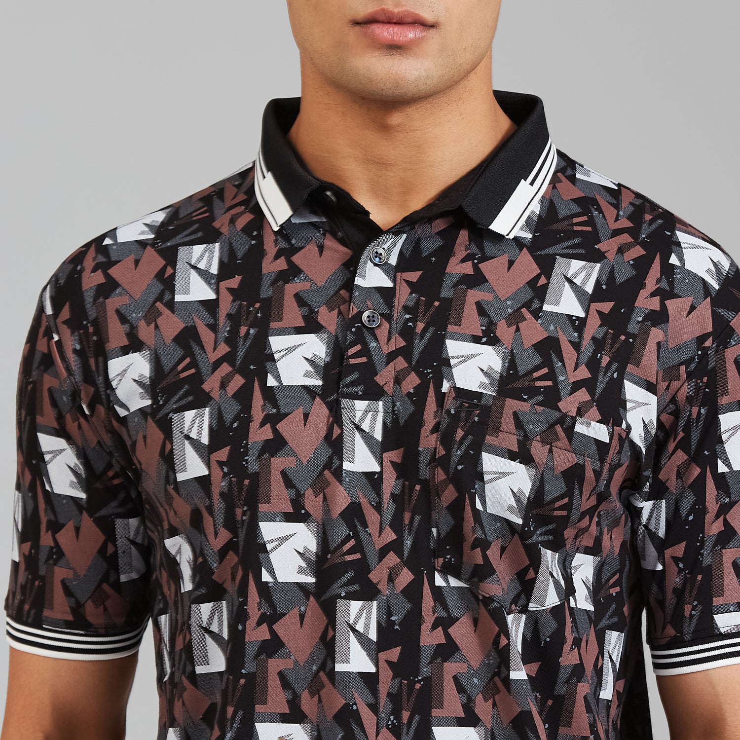 Duke Men Half Sleeve Cotton Regular Casual T-shirt (LF8116)