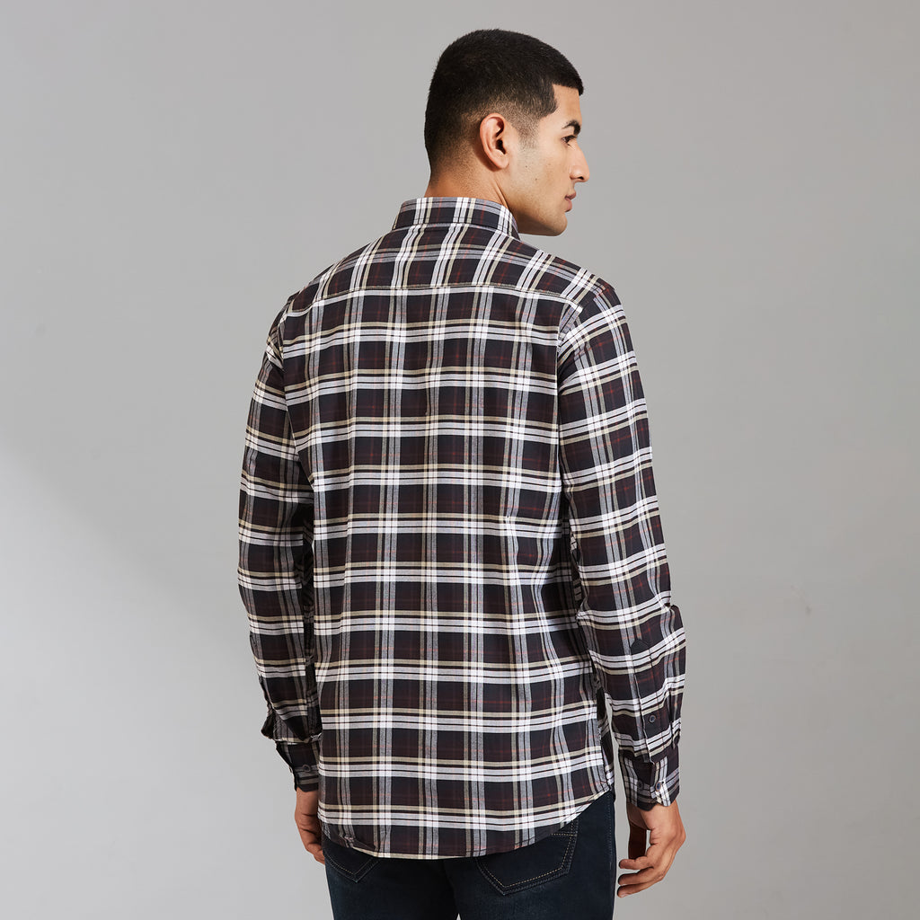 Duke Men Slim Full Sleeve Cotton Shirt (SD5CKBAQ)