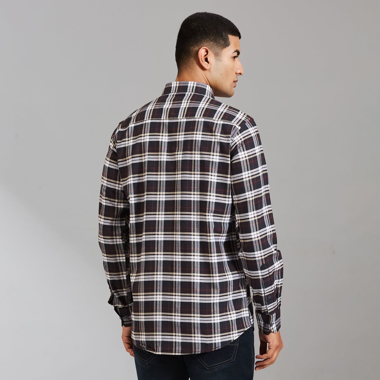 Duke Men Slim Full Sleeve Cotton Shirt (SD5CKBAQ)