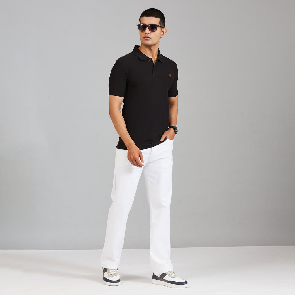 Duke Men Half Sleeve Cotton Smart Fit Casual T-shirt (SD71)