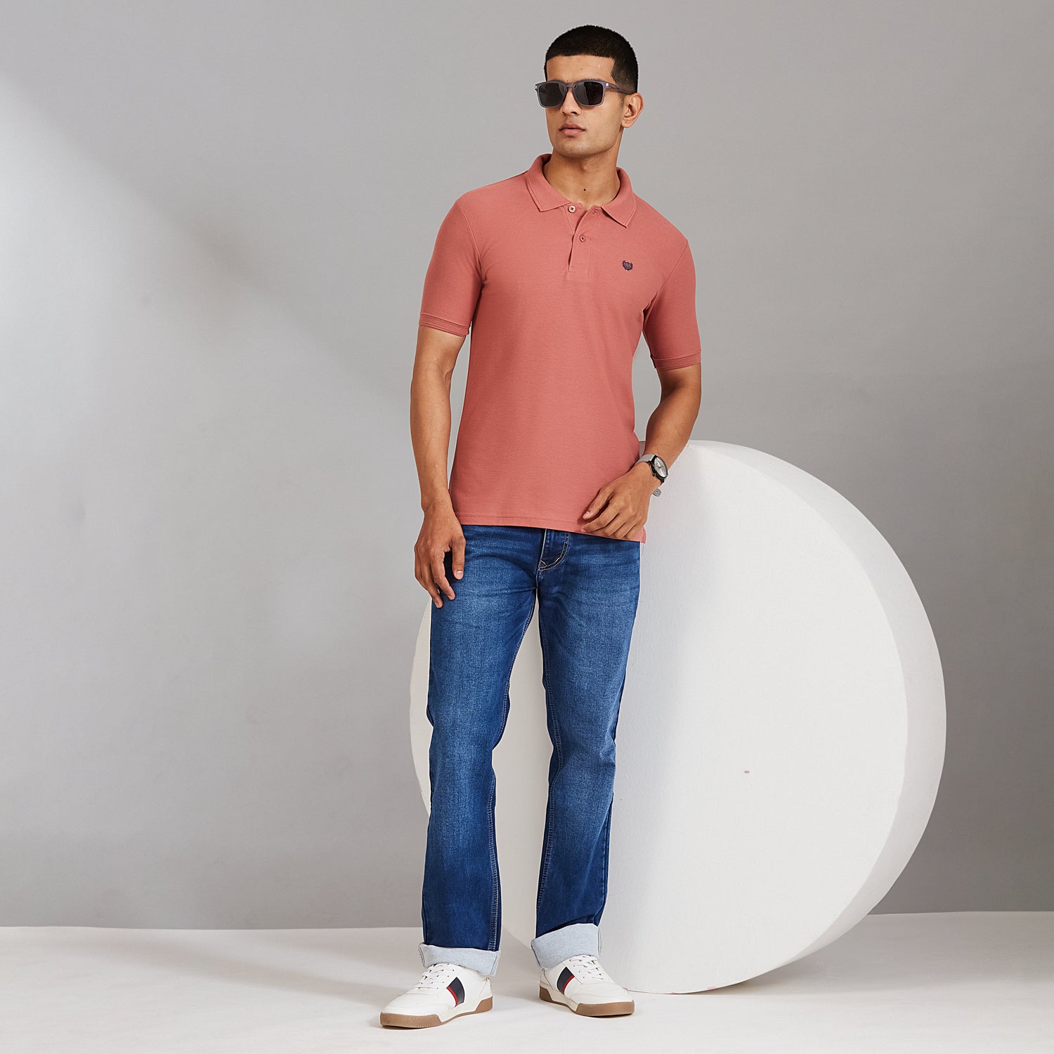 Duke Men Half Sleeve Cotton Smart Fit Casual T-shirt (SD71)