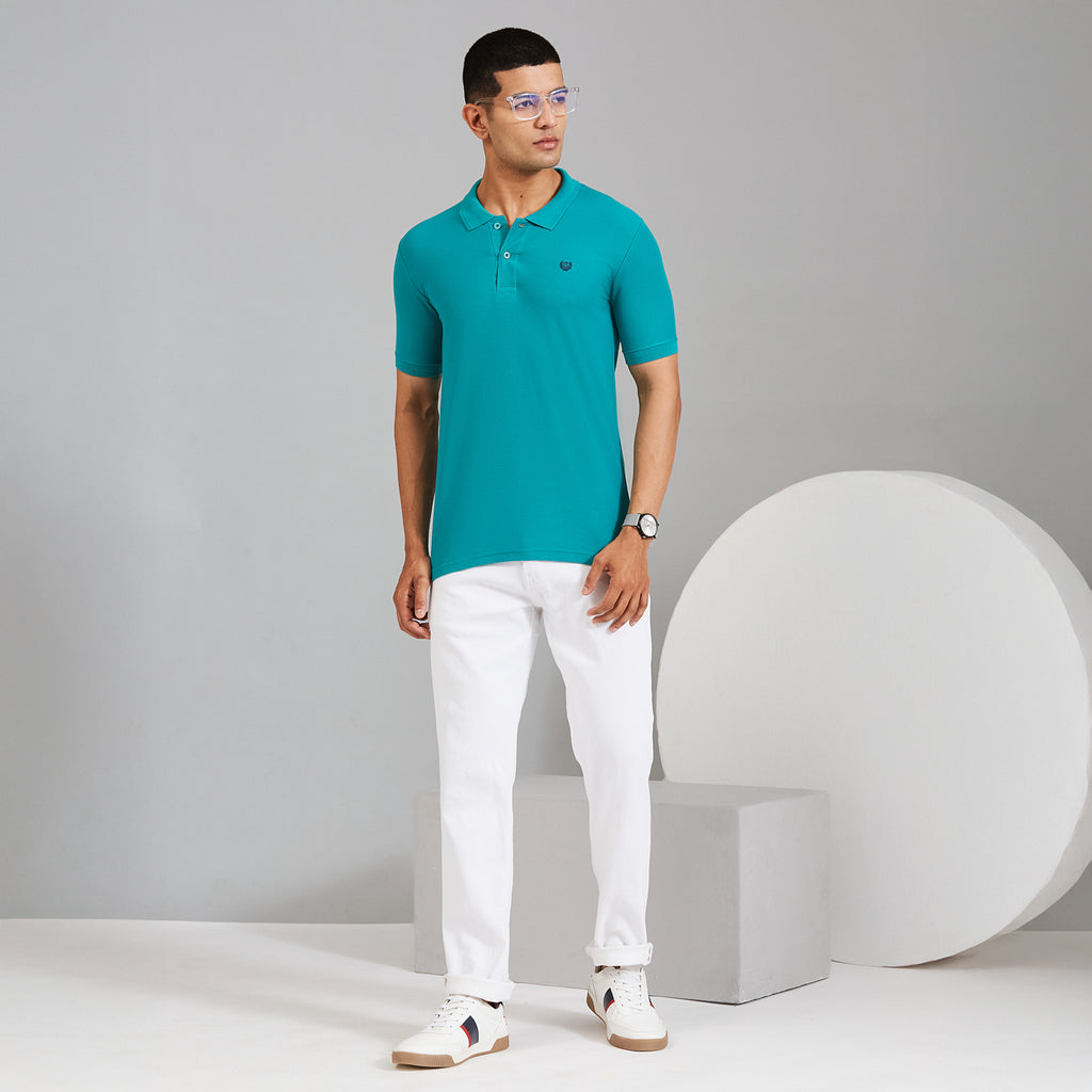 Duke Men Half Sleeve Cotton Smart Fit Casual T-shirt (SD71)