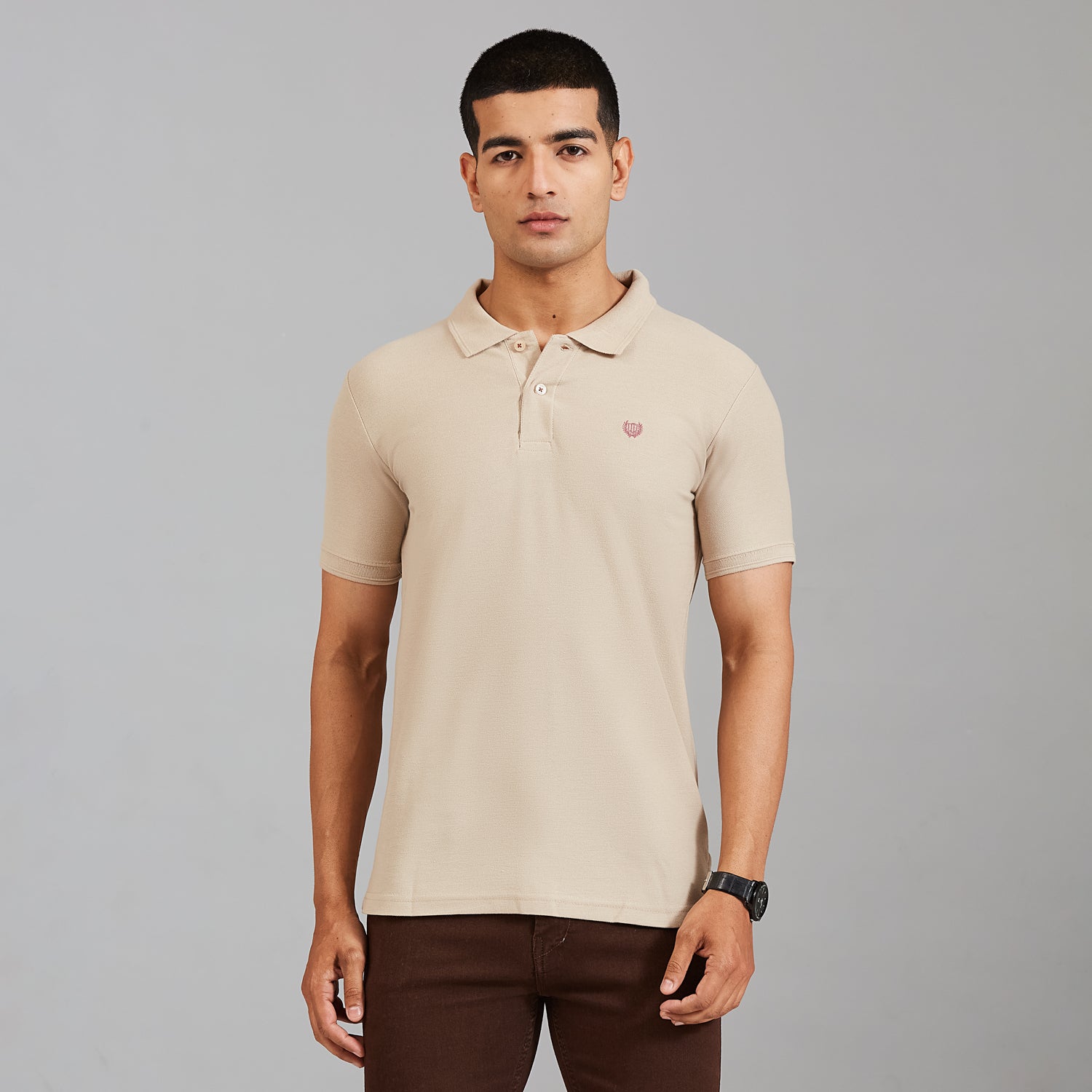 Duke Men Half Sleeve Cotton Smart Fit Casual T-shirt (SD71)
