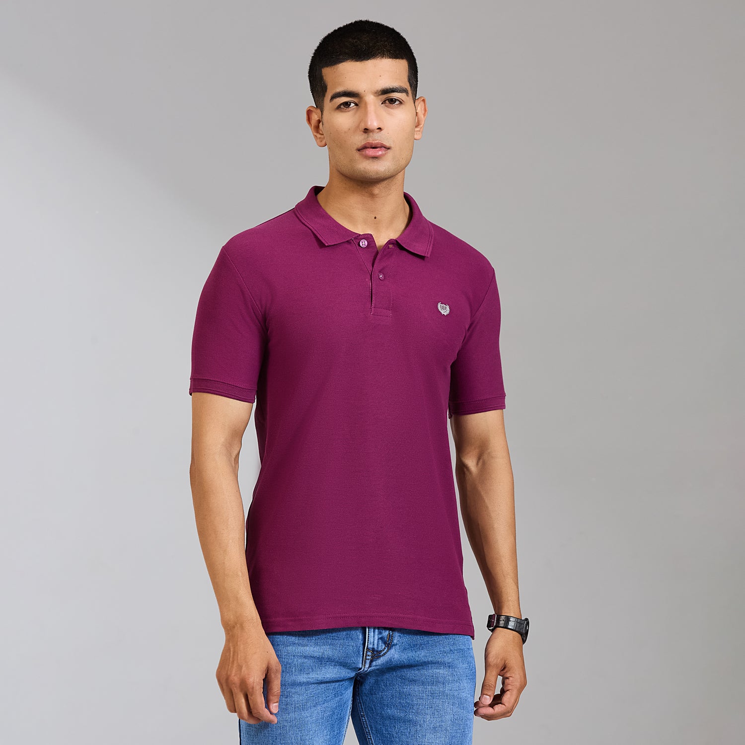 Duke Men Half Sleeve Cotton Smart Fit Casual T-shirt (SD71)