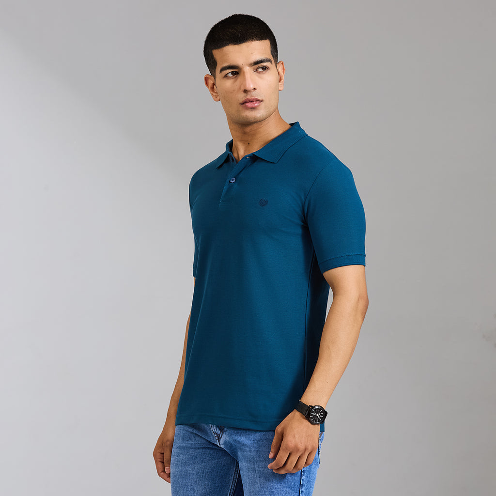 Duke Men Half Sleeve Cotton Smart Fit Casual T-shirt (SD71)