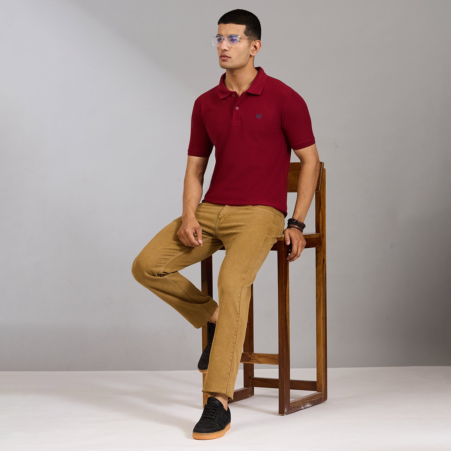 Duke Men Half Sleeve Cotton Smart Fit Casual T-shirt (SD71)