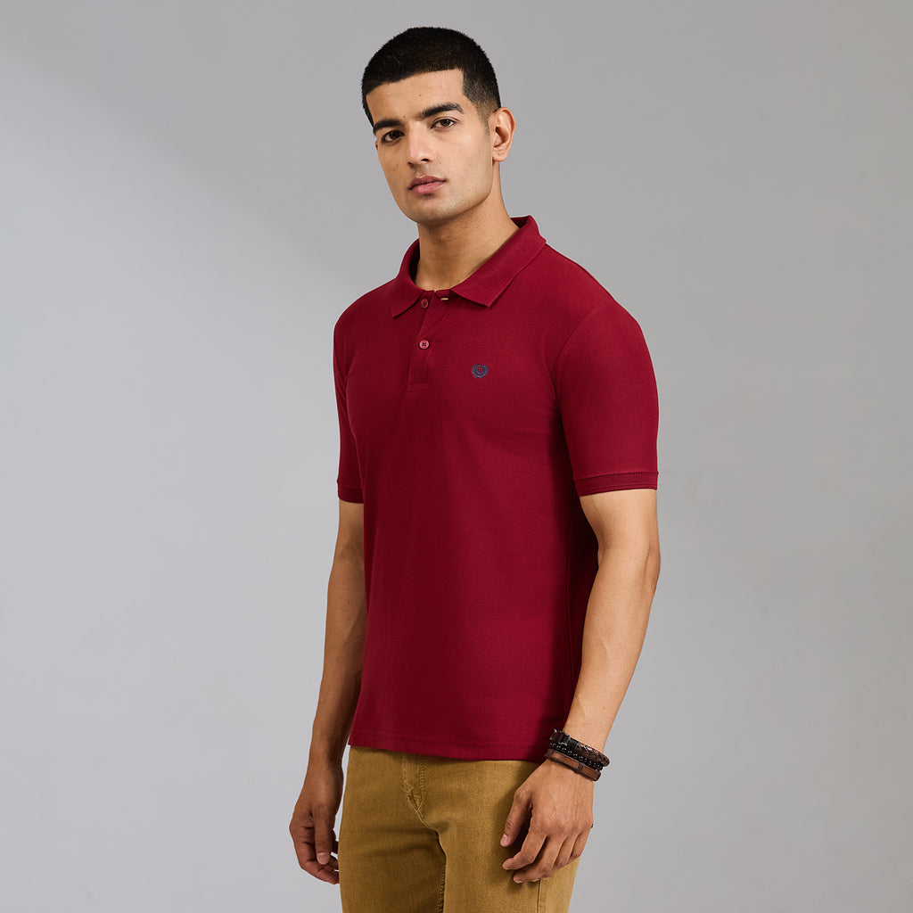 Duke Men Half Sleeve Cotton Smart Fit Casual T-shirt (SD71)