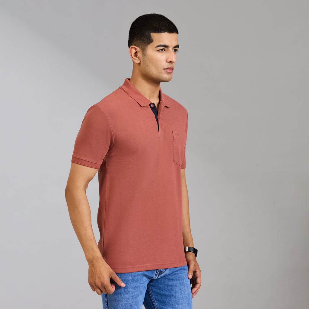 Duke Men Half Sleeve Cotton Smart Fit Casual T-shirt (SD72)