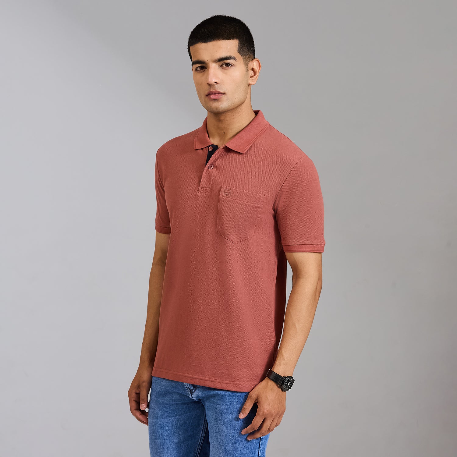 Duke Men Half Sleeve Cotton Smart Fit Casual T-shirt (SD72)