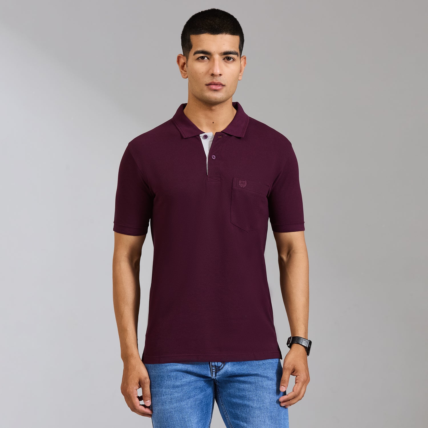 Duke Men Half Sleeve Cotton Smart Fit Casual T-shirt (SD72)