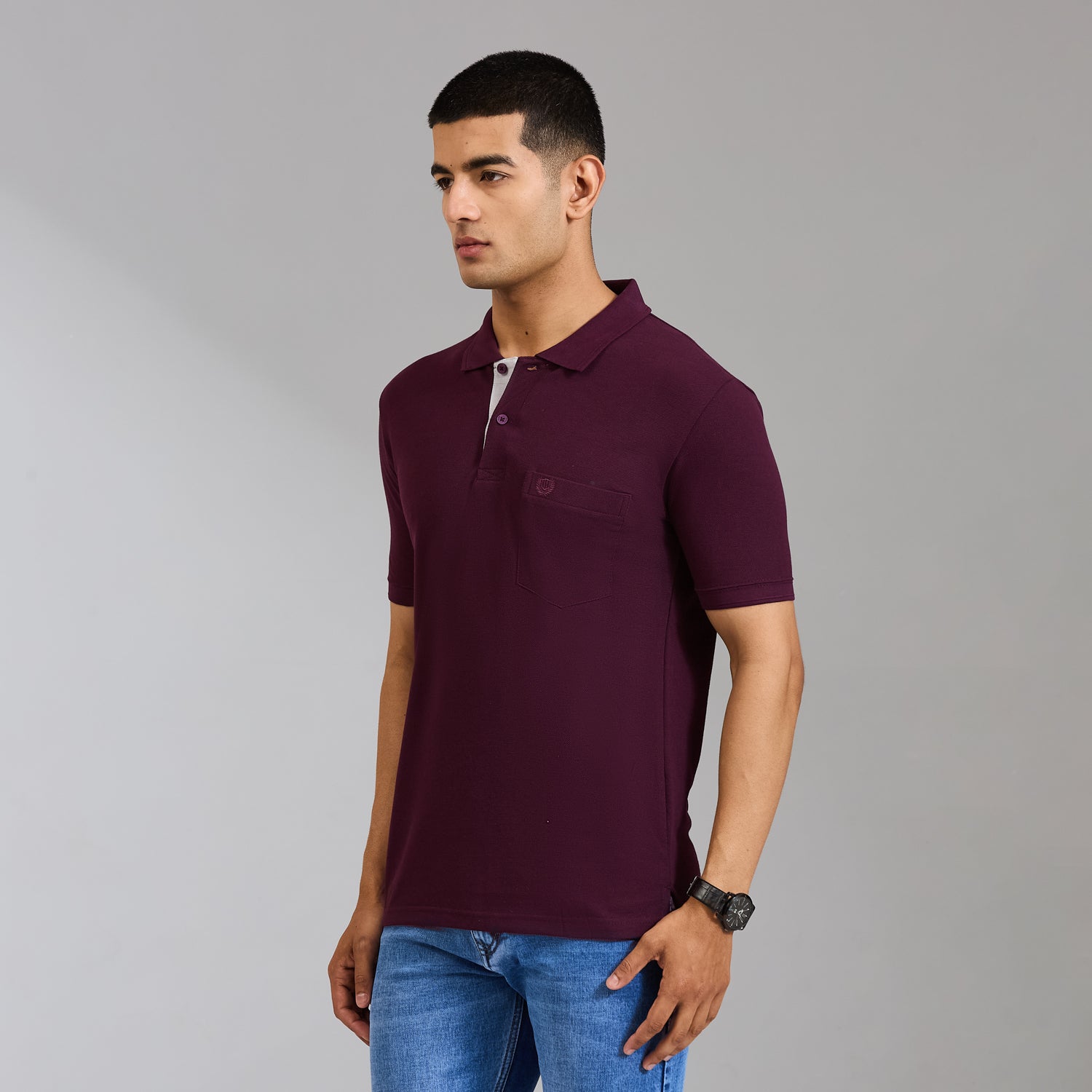 Duke Men Half Sleeve Cotton Smart Fit Casual T-shirt (SD72)