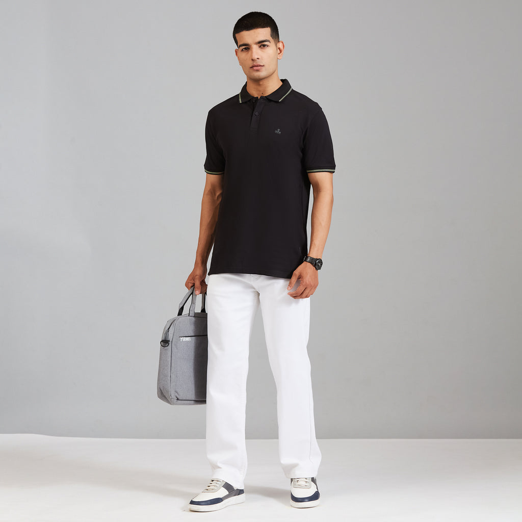 Duke Men Half Sleeve Cotton Smart Fit Casual T-shirt (SD73)