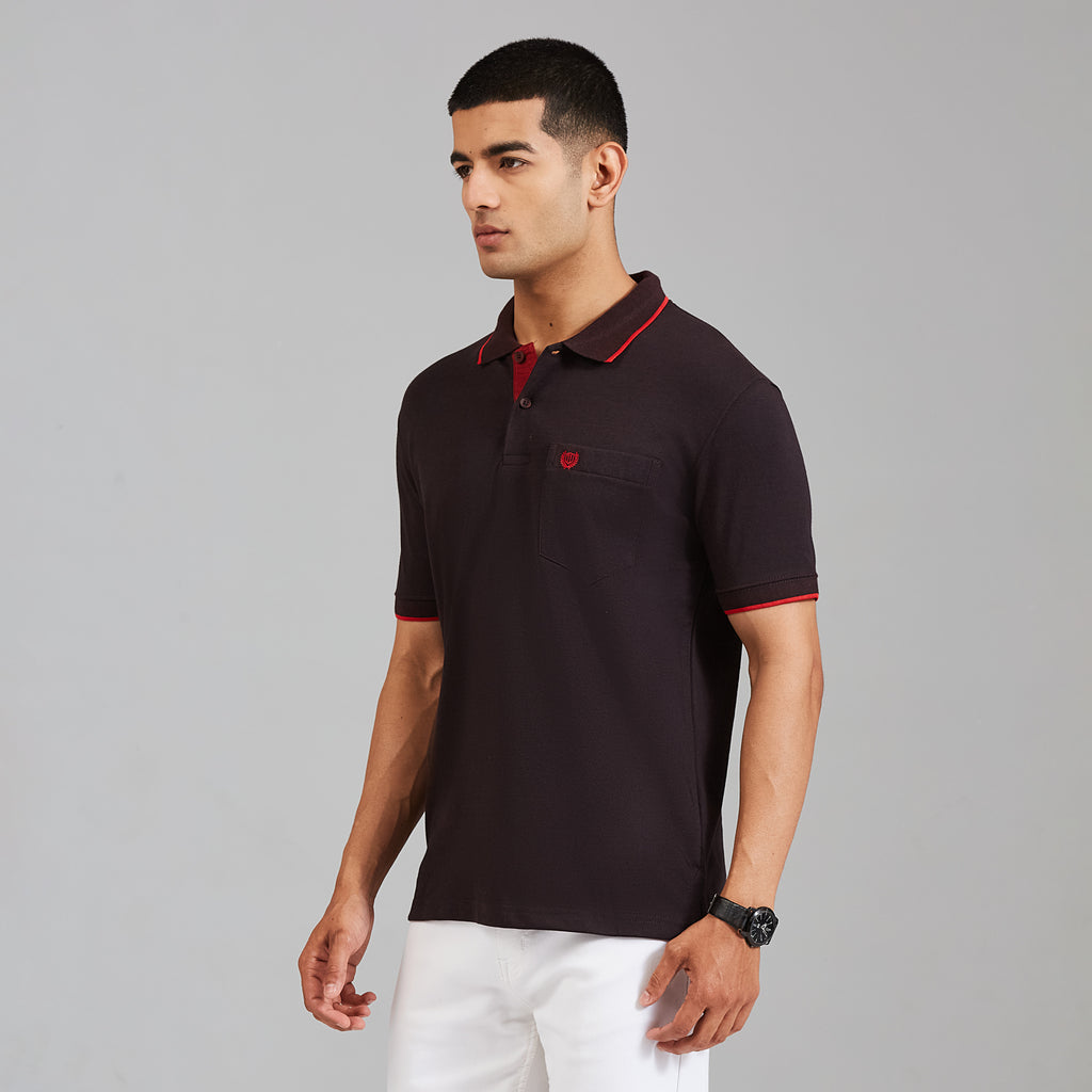 Duke Men Half Sleeve Cotton Smart Fit Casual T-shirt (SD74)
