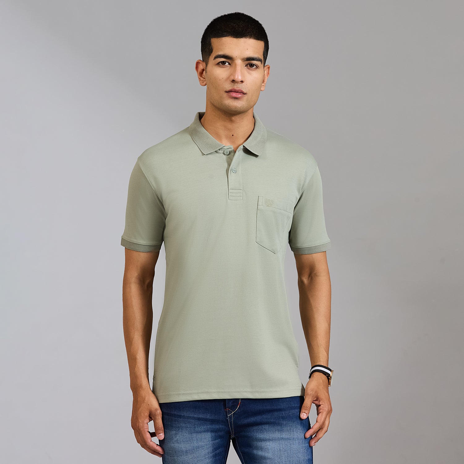 Duke Men Half Sleeve Cotton Smart Fit Casual T-shirt (SD75)
