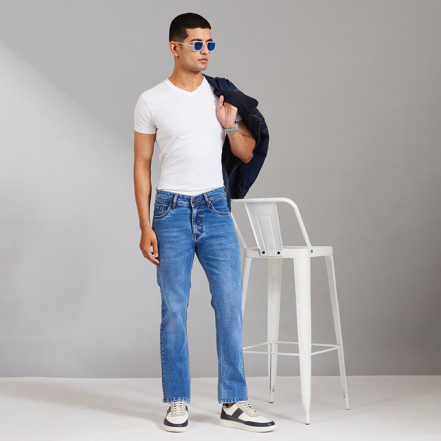 Duke Men Comfort Fit Stretchable Jeans (SDD9130C)