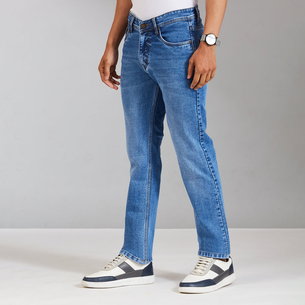 Duke Men Comfort Fit Stretchable Jeans (SDD9130C)