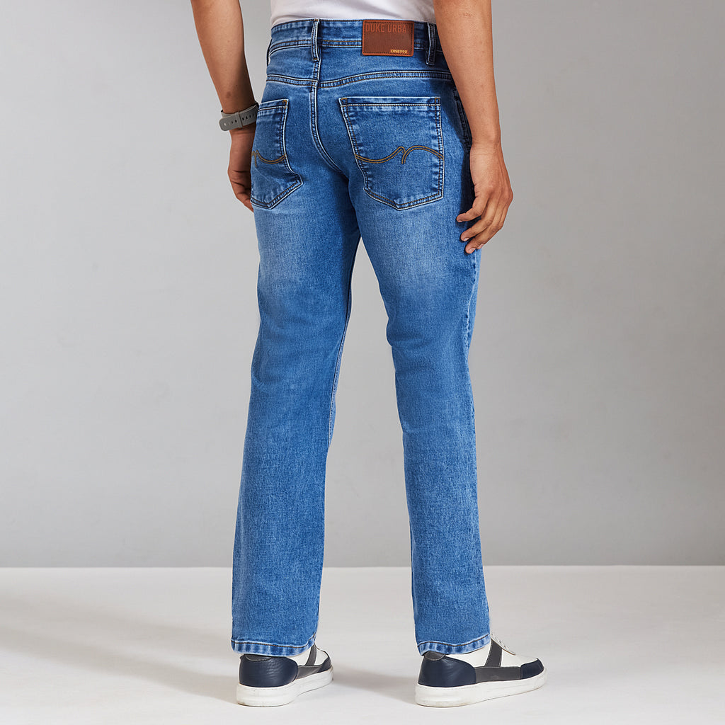 Duke Men Comfort Fit Stretchable Jeans (SDD9130C)