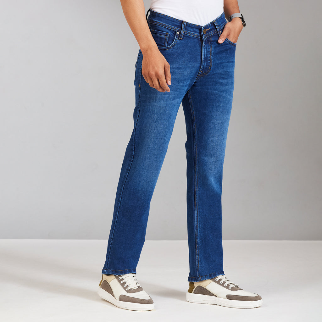 Duke Men Comfort Fit Stretchable Jeans (SDD9130C)