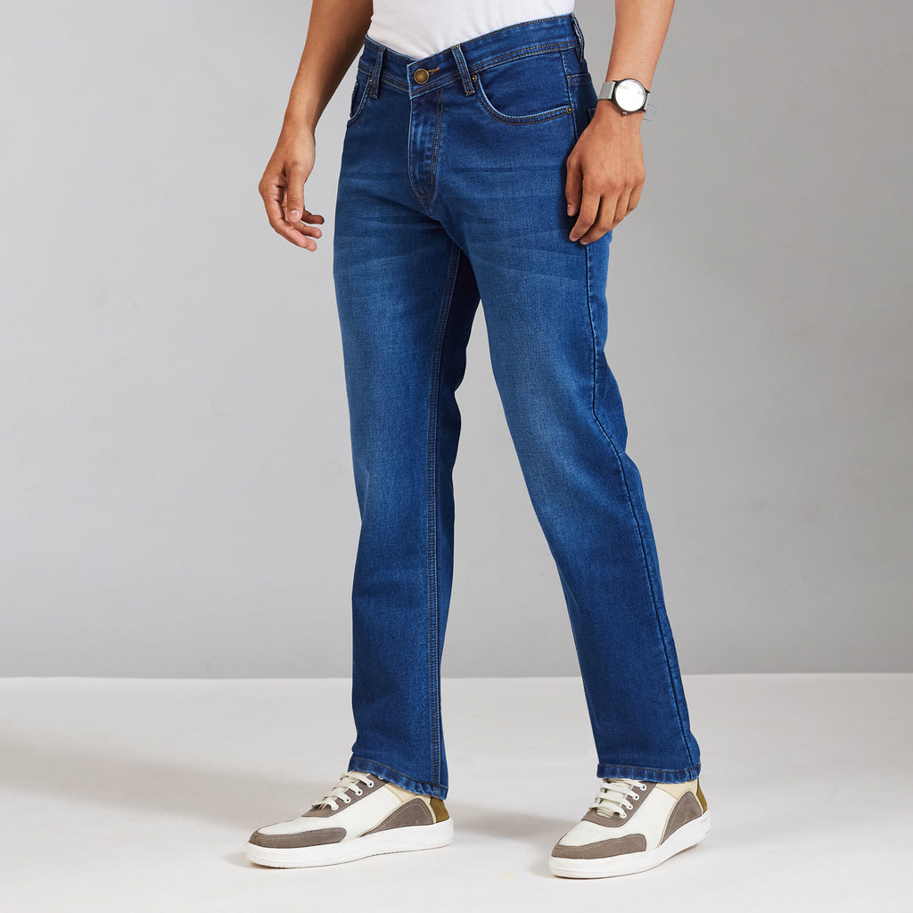 Duke Men Comfort Fit Stretchable Jeans (SDD9130C)