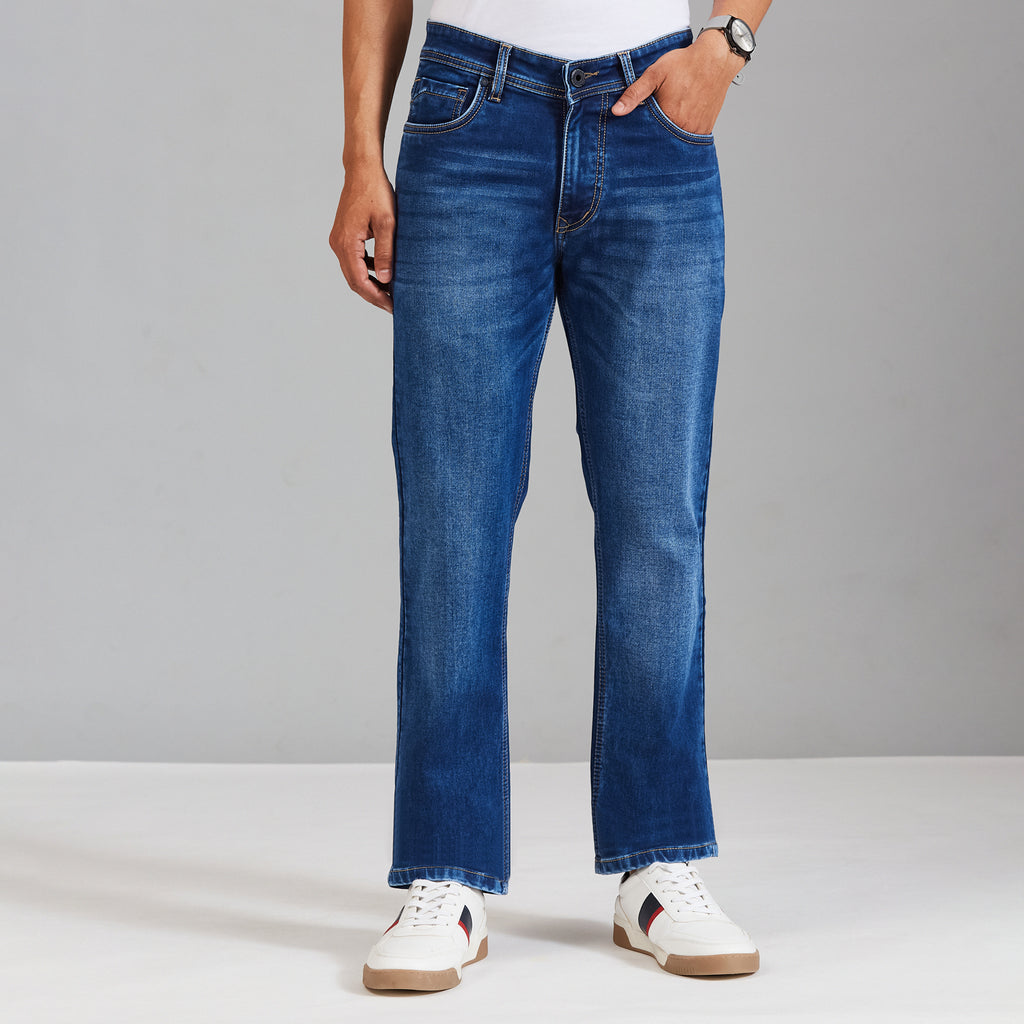 Duke Men Comfort Fit Stretchable Jeans (SDD9132C)
