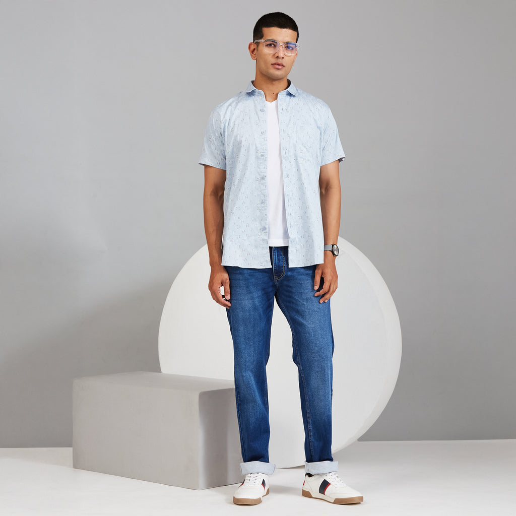 Duke Men Comfort Fit Stretchable Jeans (SDD9132C)