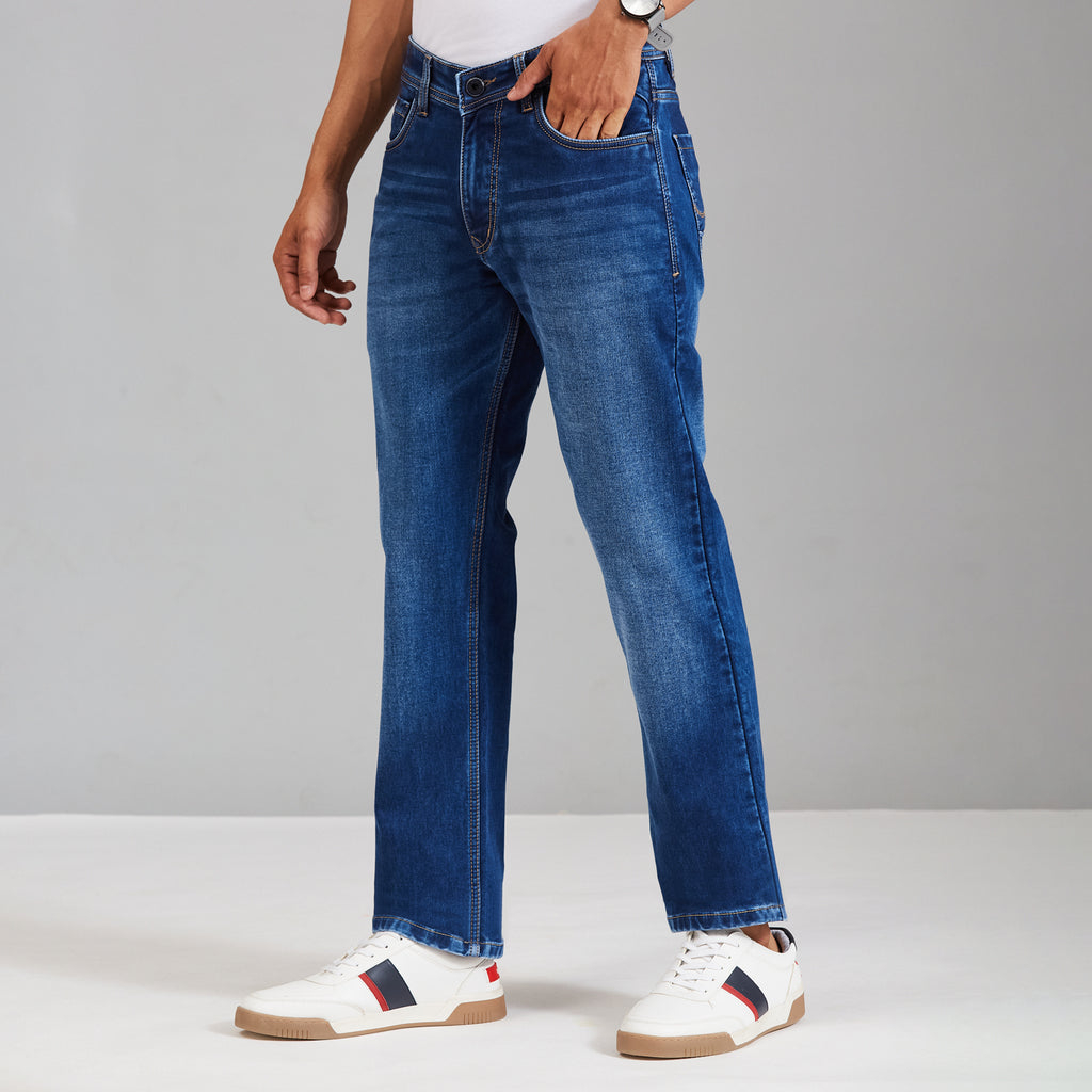 Duke Men Comfort Fit Stretchable Jeans (SDD9132C)