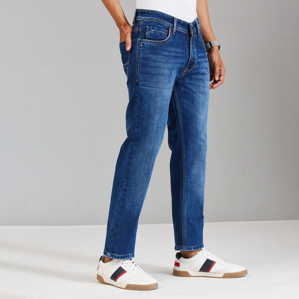 Duke Men Comfort Fit Stretchable Jeans (SDD9132C)