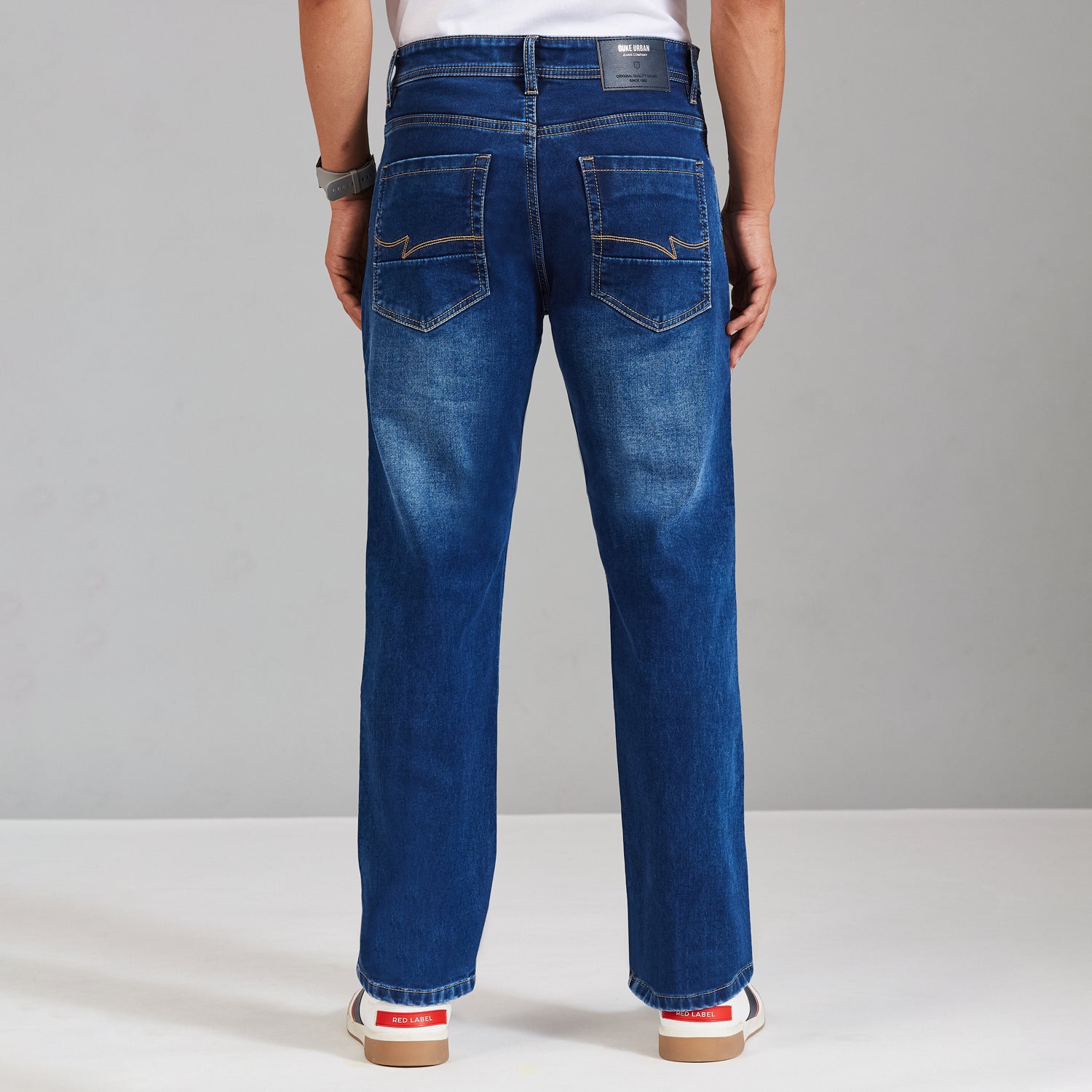Duke Men Comfort Fit Stretchable Jeans (SDD9132C)