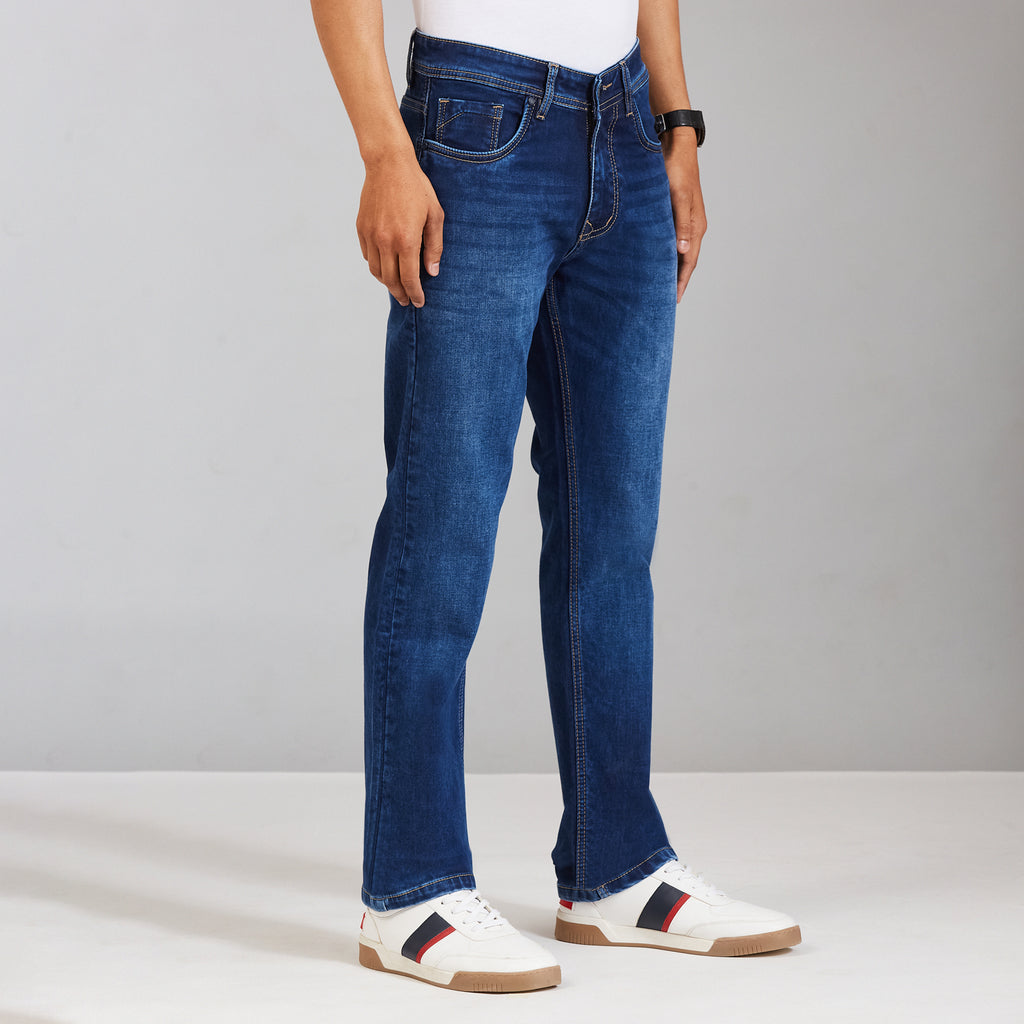 Duke Men Comfort Fit Stretchable Jeans (SDD9132C)