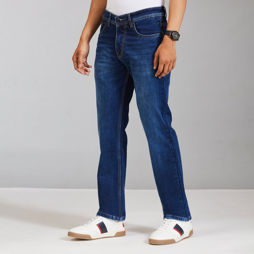 Duke Men Comfort Fit Stretchable Jeans (SDD9132C)