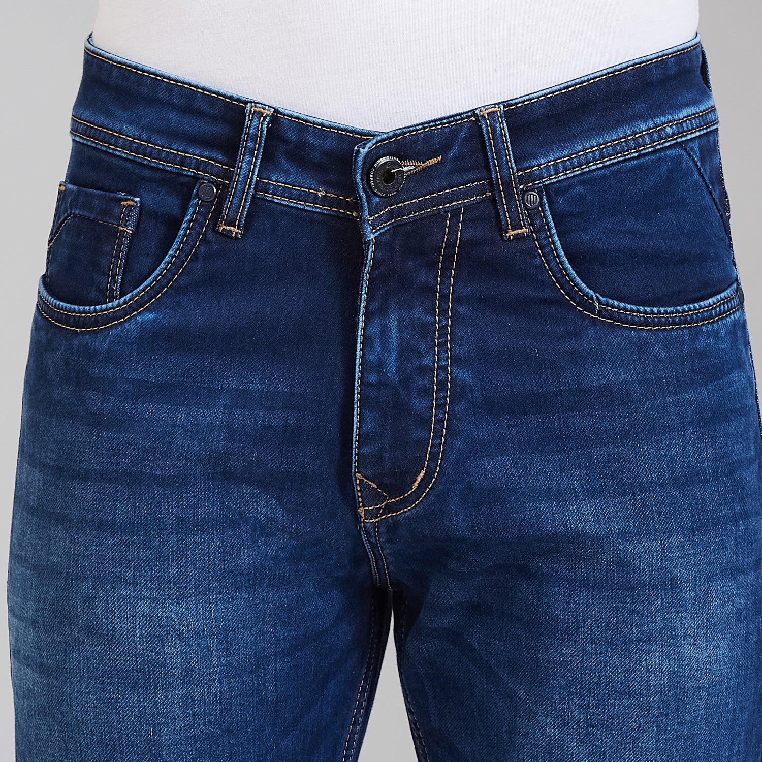 Duke Men Comfort Fit Stretchable Jeans (SDD9132C)