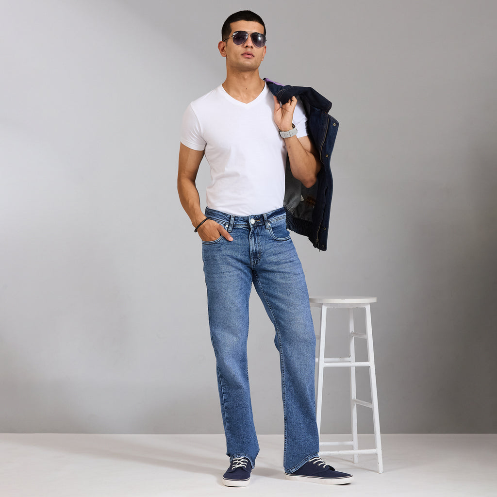 Duke Urbban Men Comfort Fit Stretchable Jeans (SDD9266C)
