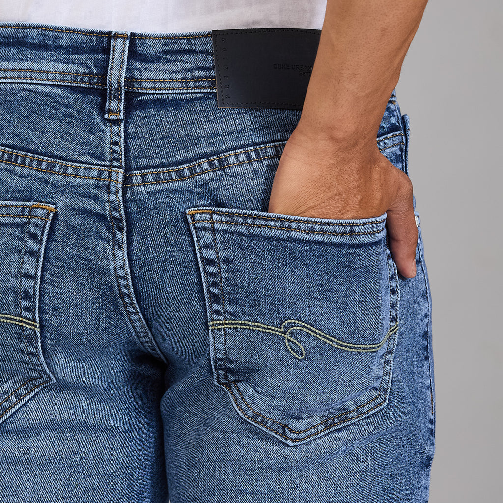 Duke Urbban Men Comfort Fit Stretchable Jeans (SDD9266C)