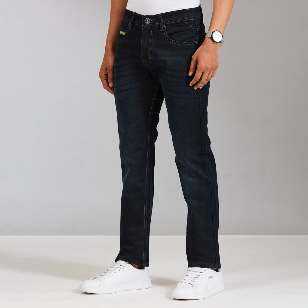 Duke Men Narrow Fit Stretchable Jeans (SDD9291N)