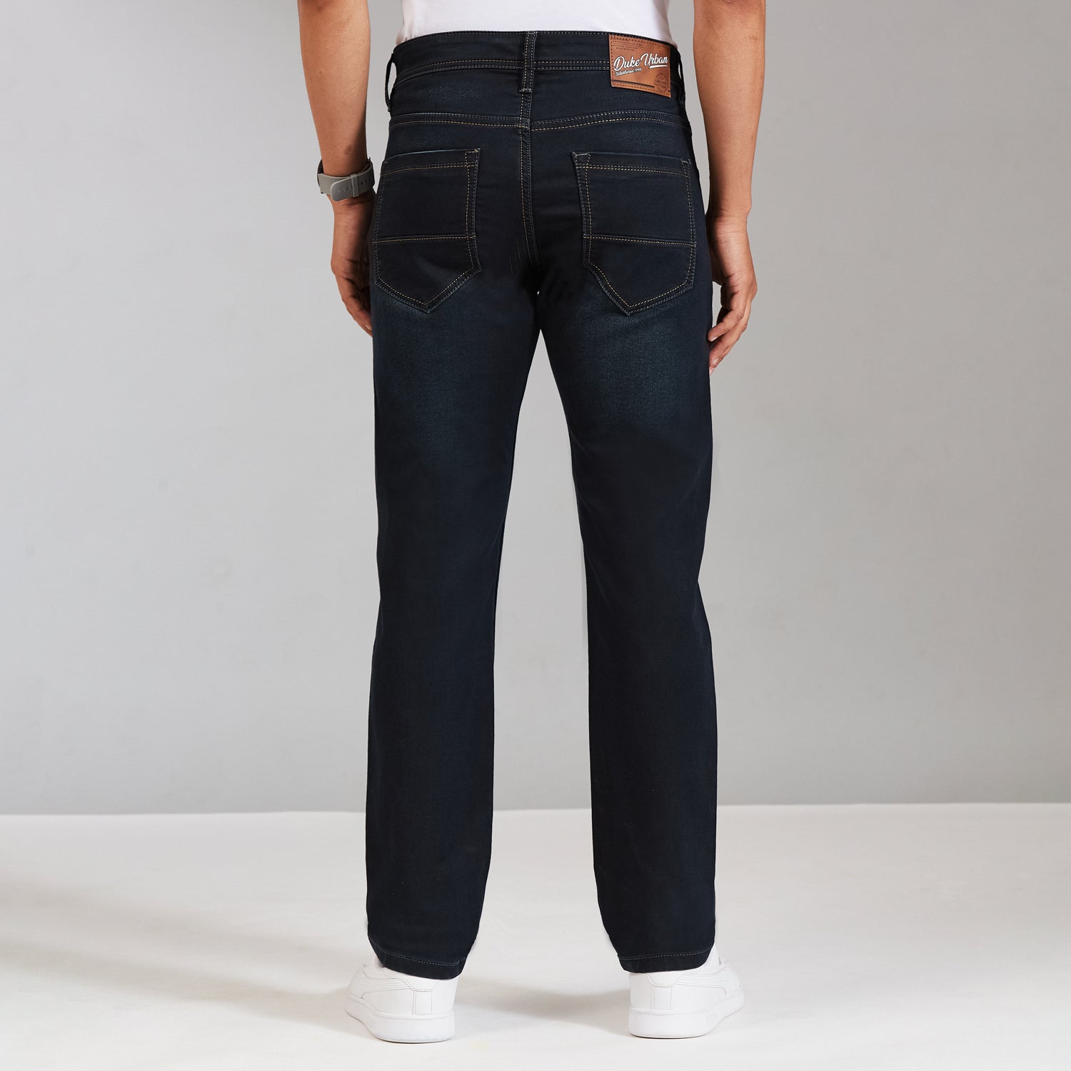 Duke Men Narrow Fit Stretchable Jeans (SDD9291N)