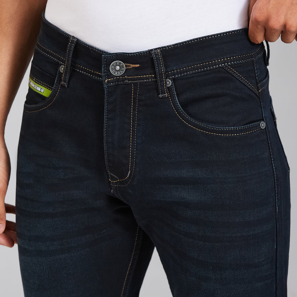 Duke Men Narrow Fit Stretchable Jeans (SDD9291N)