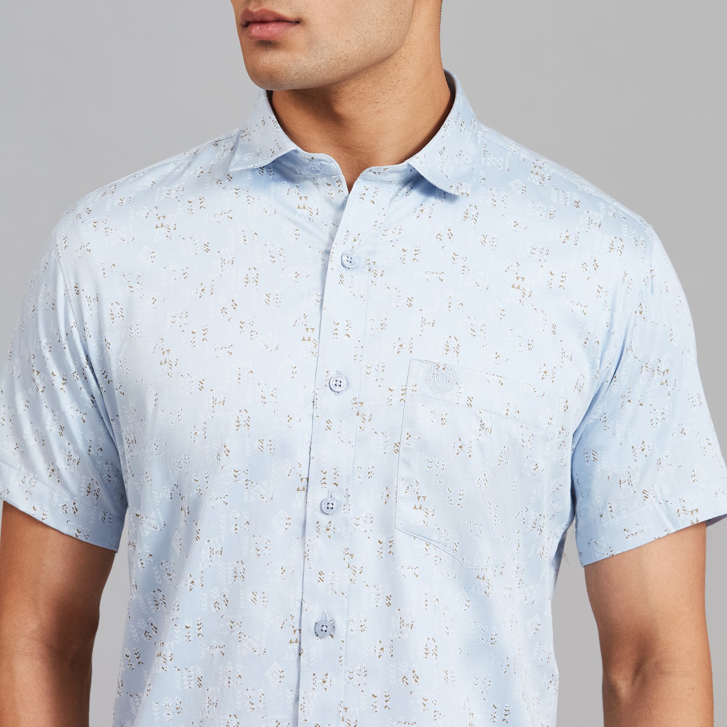 Duke Men Regular Half Sleeve Cotton Shirt (SDO4PRAN)