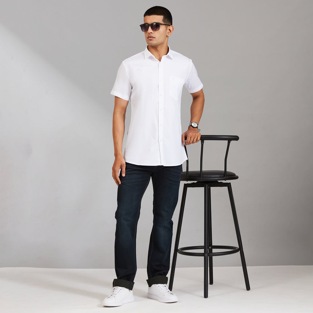 Duke  Men Regular Half Sleeve Cotton Shirt (SDO4WD)