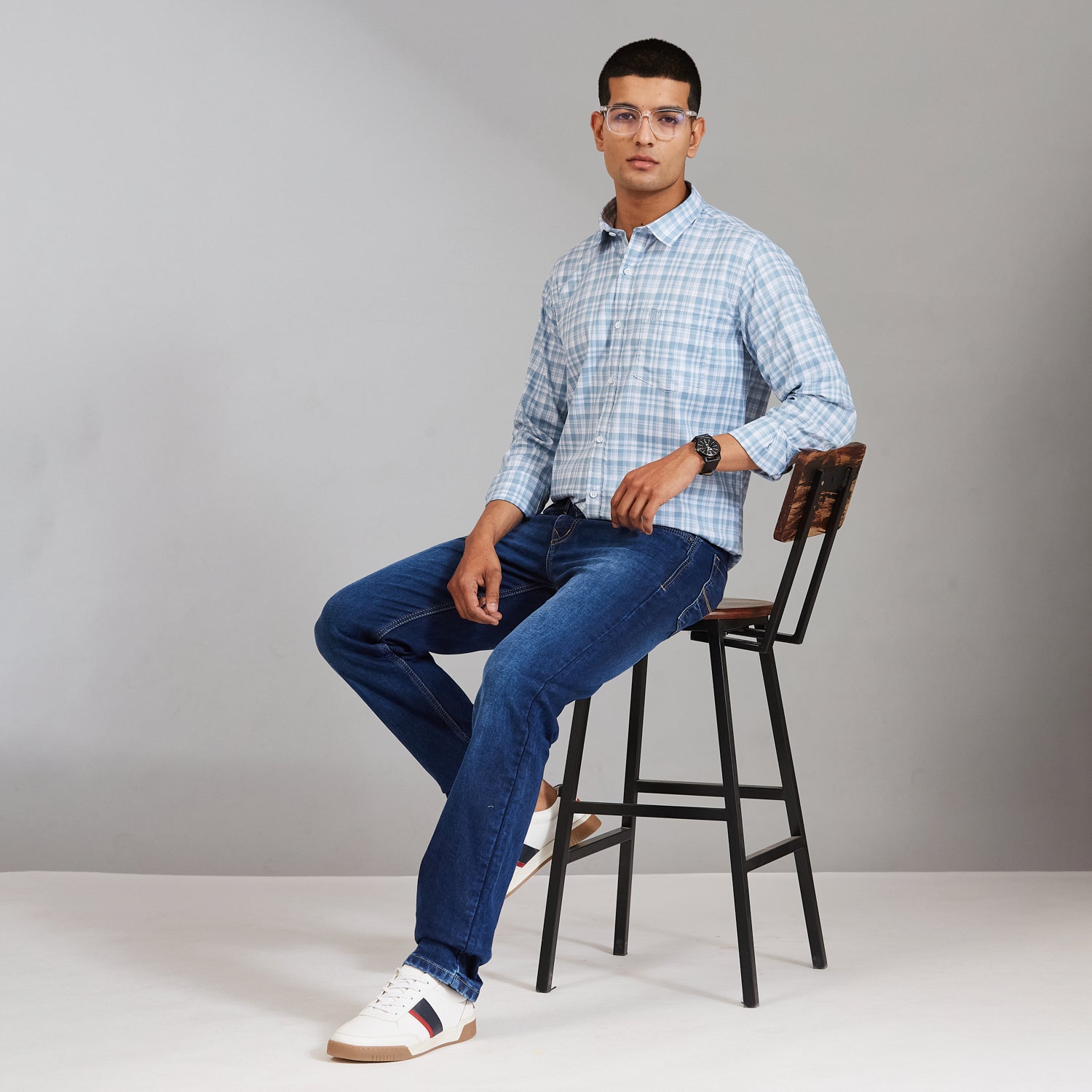 Duke Men Regular Full Sleeve Cotton Shirt (SDO7CKCR)