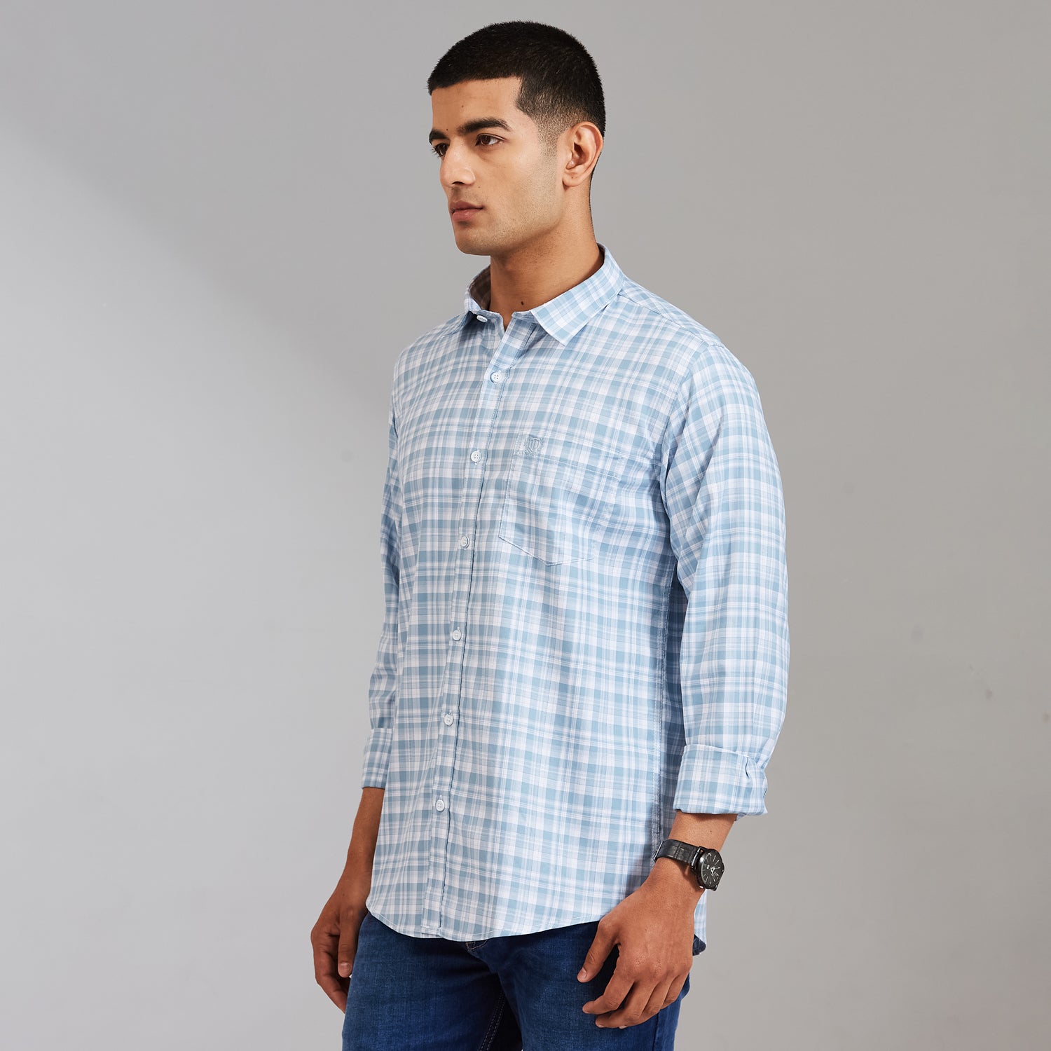 Duke Men Regular Full Sleeve Cotton Shirt (SDO7CKCR)