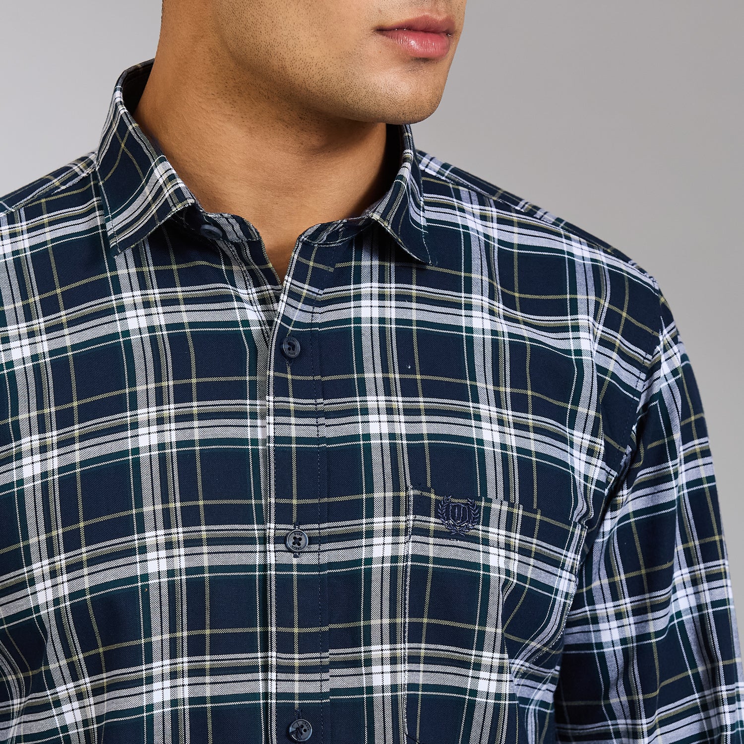Duke Men Regular Full Sleeve Cotton Shirt (SDO8CKBW)