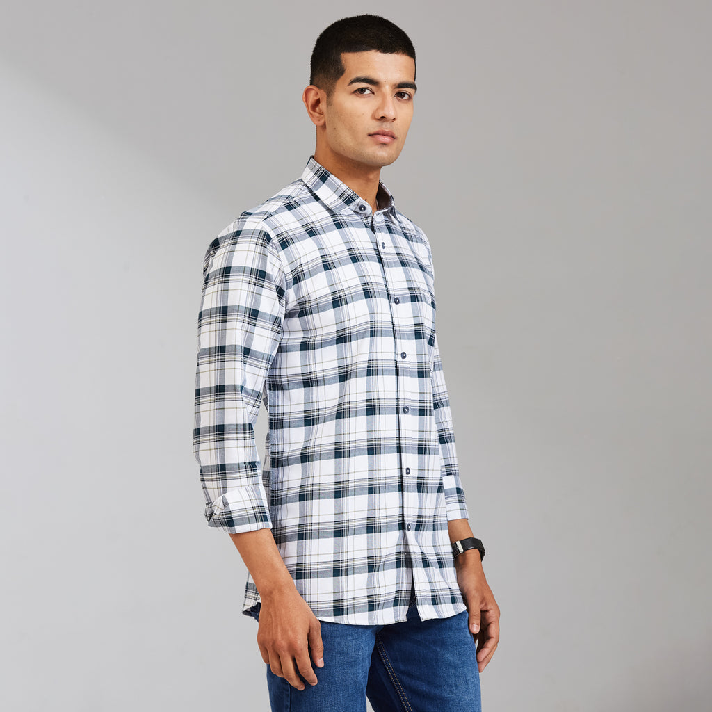 Duke Men Regular Full Sleeve Cotton Shirt (SDO8CKBW)