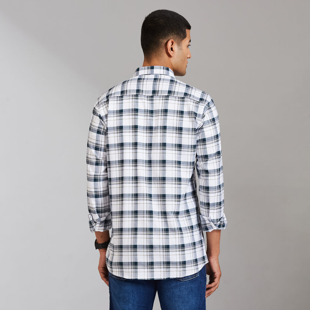 Duke Men Regular Full Sleeve Cotton Shirt (SDO8CKBW)